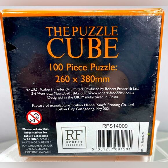 Puzzle Cube 100 pc Red Classic Car Robert Frederick Ltd NIB - Picture 3 of 4